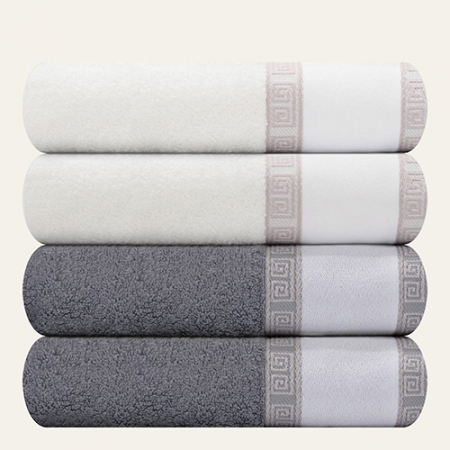 [송월타올] 격자 전사40 수건 #2