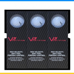 테일러메이드 V3 디스턴스 9구 (3pc) 테일러메이드 골프공 3피스  골프공 선물세트