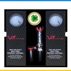 테일러메이드 V3 디스턴스 6구 볼마커 자석티세트 (3pc) 테일러메이드 골프공 3피스  골프공 선물세트