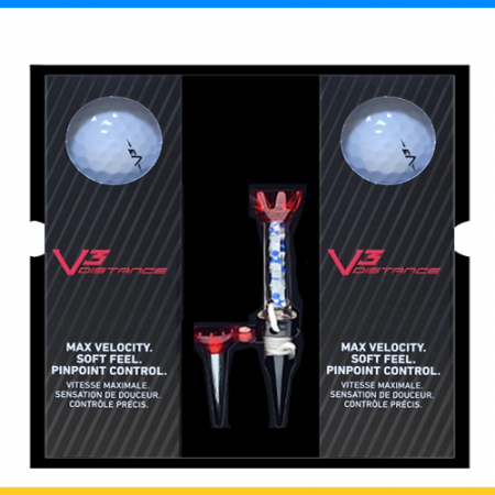 테일러메이드 V3 디스턴스 6구 자석티세트 (3pc) 테일러메이드 골프공 3피스  골프공 선물세트 #2