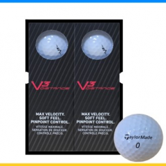 테일러메이드 V3 디스턴스 6구 (3pc) 테일러메이드 골프공 3피스  골프공 선물세트