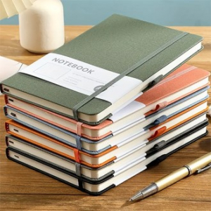TH186 프리미엄 A6 PU 가죽 노트