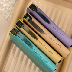 TH182 인조 가죽 소형 포켓 노트북