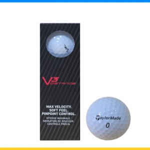 테일러메이드 V3 디스턴스 3구 (3pc) 테일러메이드 골프공 3피스 골프공
