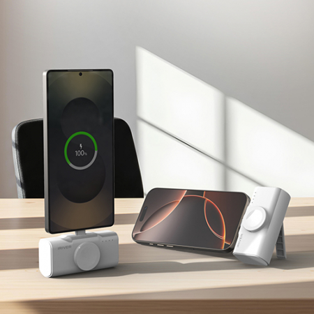 아이리버 올인원 고속 충전 C타입 일체형 보조배터리 5000mAh 갤럭시워치 및 애플워치 호환 ICW-H50 #3