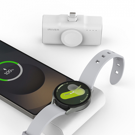 아이리버 올인원 고속 충전 C타입 일체형 보조배터리 5000mAh 갤럭시워치 및 애플워치 호환 ICW-H50 #4