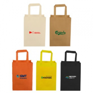 미니 M형  부직포 가방 25x35x10cm