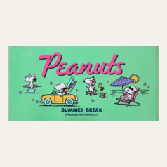 송월 스누피 베케이션 바스 비치타올 50x100