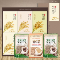 [25년추석][하루잡곡]델리팜잡곡 특선(12곡*28/귀리*14)(면세)