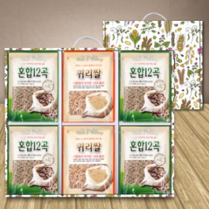 [25년추석][하루잡곡]델리팜잡곡 6P 2호 24봉(12곡*16/귀리*8)(면세)