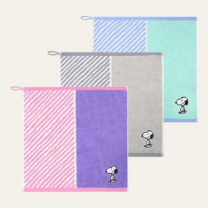 송월 스누피 스플릿36 주방 고리수건