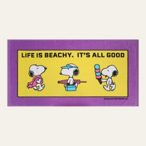 송월 스누피라이프 바스 비치타올 50x100cm