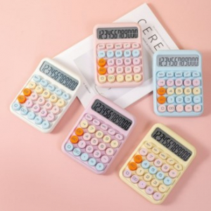 톡톡 계산기 컬러풀 다용도 학교 학원 사무실 업무 교육