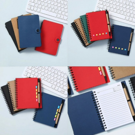 3가지 타입 미니 수첩 메모장 멀티 노트 휴대용 학교 학원 학습 사무실 업무 #2