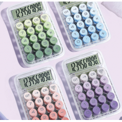 계산기 그라이언트 컬러 원형 학교 학원 사무실