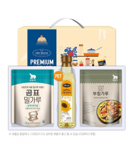 탑셰프페트해바가리유 곰표밀가루 부침가루 3종 / 트레이 #3