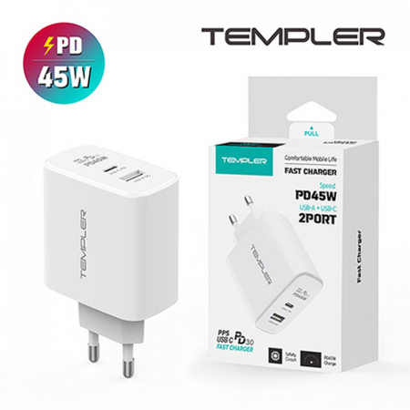 템플러 PD 45W 2포트 본체 TEM-H22-P45U2 #3