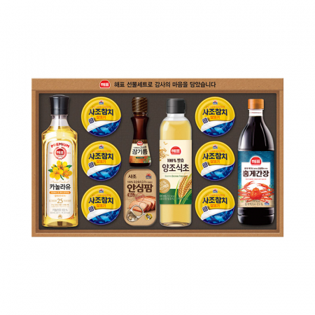 명절 선물세트 사조해표 안심특선 V43호 / 박스단위 무료배송 / 참치 / 안심팜 / 카놀라유 / 참치 #2