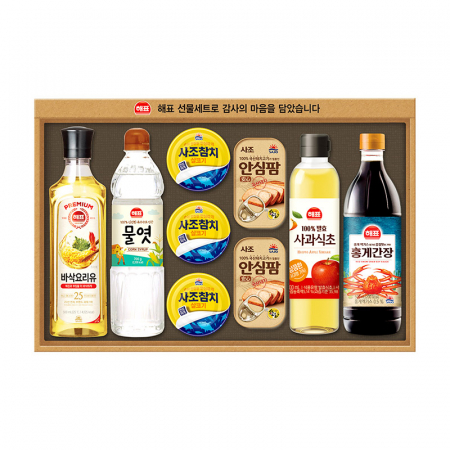명절 선물세트 사조해표 안심특선 V34호 / 박스단위 무료배송 / 참치 / 안심팜 / 카놀라유 / 참치 #2