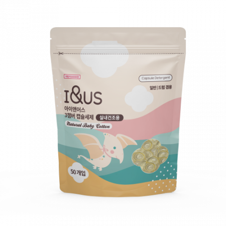 아이앤어스 3챔버 세탁 캡슐세제 실내건조용 50개입 #2