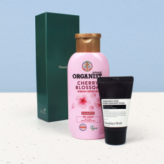 LG오가니스트 체리블라썸 샴푸+나드 폼클렌징 + 종이케이스