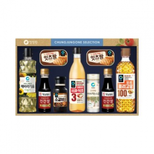 명절 선물세트 청정원 정성 5호, 잇츠팜, 해바라기유, 올리고당 외, 쇼핑백동봉