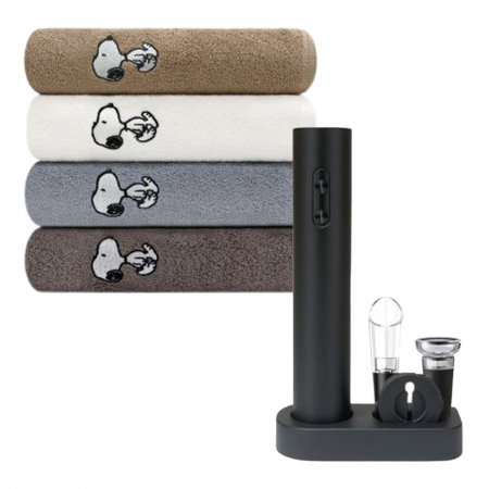 [송월타올] 전동와인오프너 선물세트 #2