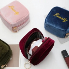 TH306 벨로아 3 in 1 미니 메이크업 파우치