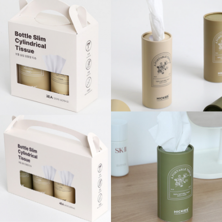 휴지 답례품 기념품 원형휴지통 티슈케이스 차량휴지 홍보용 휴지 #3