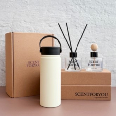 FINE 센트포유 실내용+차량용디퓨저 120ml  + 카리브텀블러세트 D51