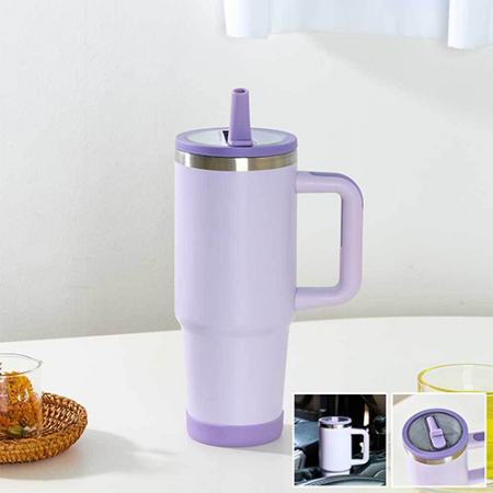 영국R. 보온/보냉 폴드 스트로우 텀블러 900ml(라이트퍼플) #5