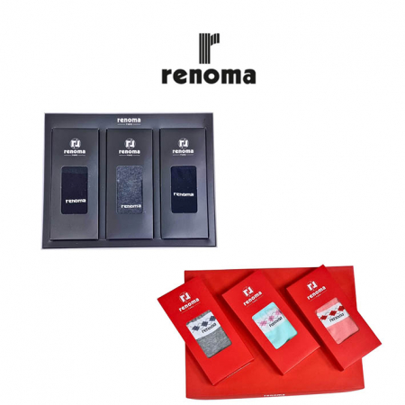 양말세트 레노마 양말 3족세트 남성용/여성용 택1 #2