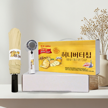 썸머브리즈세트B 35호 (기라로쉬 3단 58 빅 암막 전자동 우산+쿨링선풍기) #2