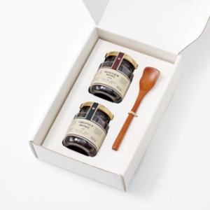 25년 풍성한추석[허니바이허니] 국산 천연벌꿀(병) 2종 선물세트 [밤꿀/감로-각220g](면세)