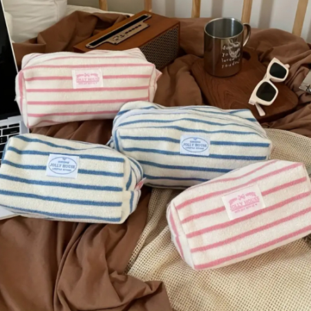 TH312 줄무늬 대용량 휴대용 파우치 #2