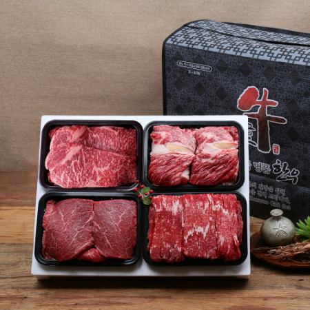 안동한우정 1등급 한우 구이 정육혼합 선물세트 1호, 2호 #2