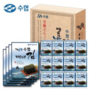 마음다 수협 재래김(전장김 15g*4+도시락김3.5g*12)