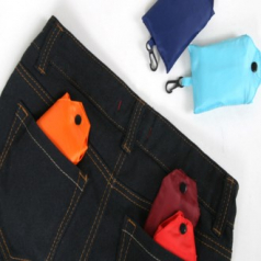 포켓형 장바구니 행사 선물 홍보용 장바구니