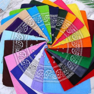 유행하는 반다나 두건 멀티스카프 손수건