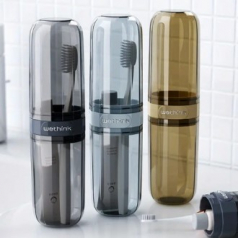 TH375 휴대용 투명 칫솔 케이스