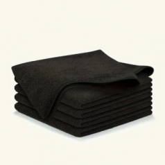 TH365 극세사 검은색 청소 타올 5개