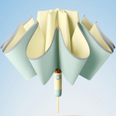 벨솔라 코튼캔디 거꾸로 3단 자동 암막 양우산