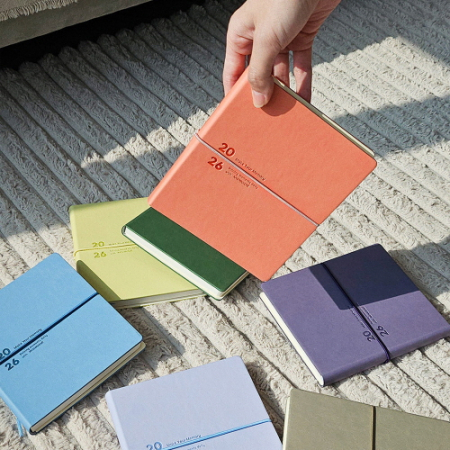 간지스 2026 마카롱 비건 레더 스퀘어 양장다이어리 #2