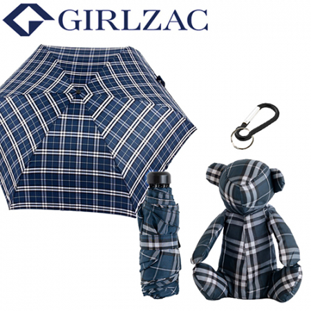 걸작 스마일베어 키링 초경량 선염 5단우산 #2