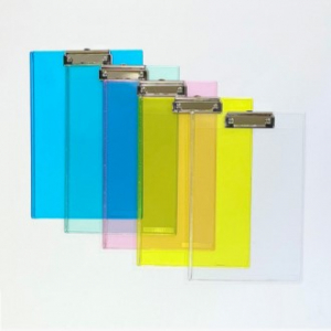 A4 투명 아크릴 컬러 결재판 문서용 클립보드 파일보드