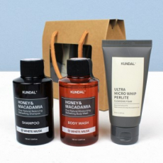 쿤달 샴푸+바디워시+클렌징폼+창케이스