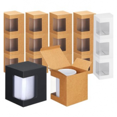 1458 투명 창 컵 선물 포장상자 36개