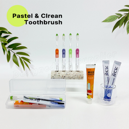 M케이스 파스텔클린미세모 페리오 가그린2p 칫솔치약세트 #4