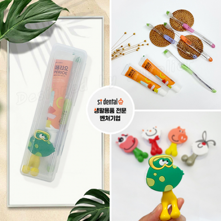 캐릭터걸이 파스텔클린미세모 페리오 칫솔걸이 칫솔치약세트 #5