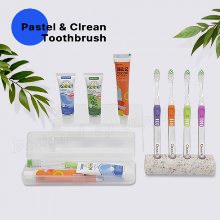 카밀핸드크림 M케이스 파스텔클린미세모 페리오 칫솔치약세트 #4